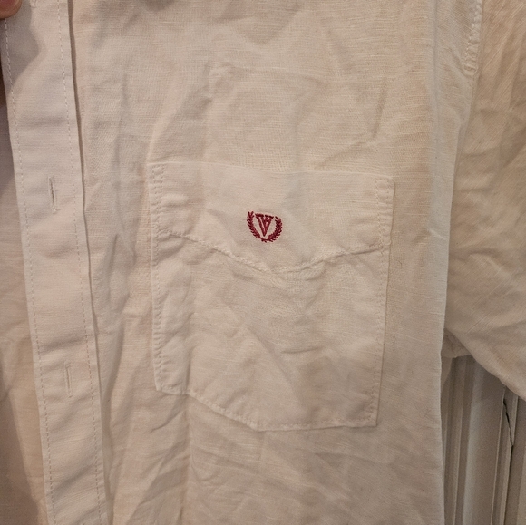 Used Medium Men's White VanHeusen Sport T-Shirt - Picture 8 of 16